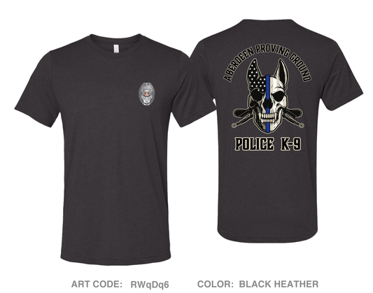 Aberdeen Proving Ground Police Department Comfort Unisex Triblend SS Tee - RWqDq6