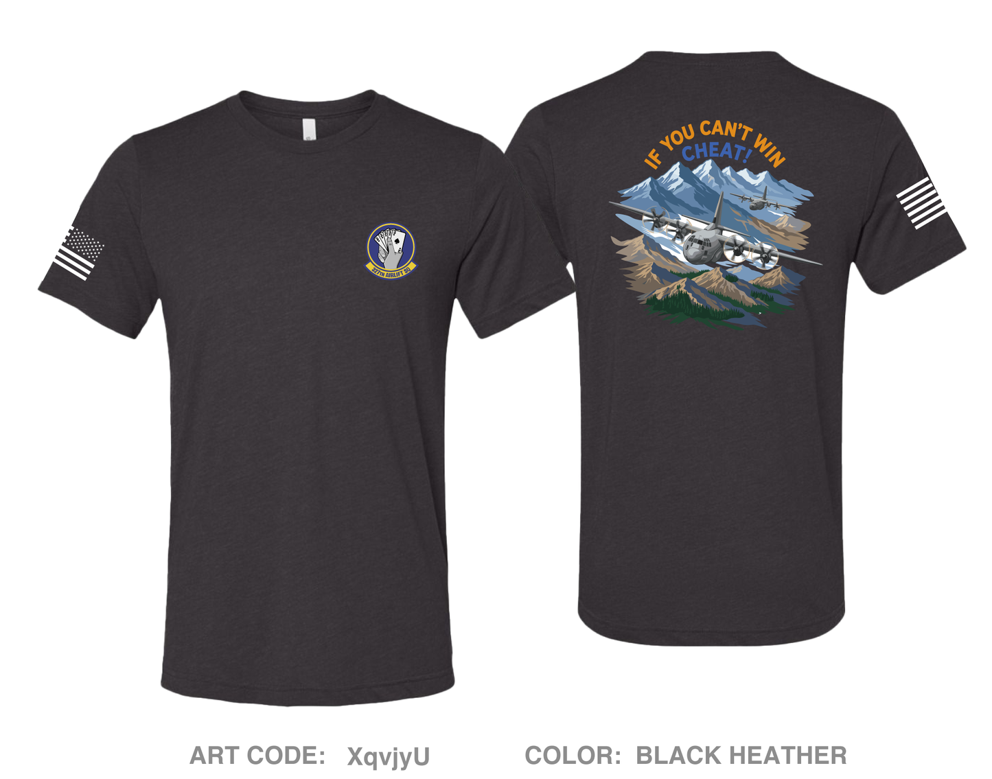 327th Airlift Squadron Comfort Unisex Triblend SS Tee - XqvjyU