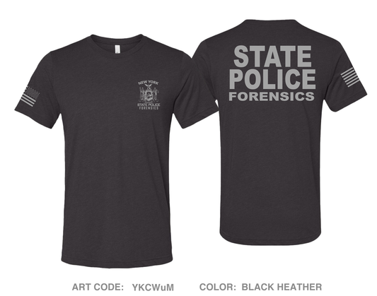 New York State Police - Forensic Identification Unit Comfort Unisex Triblend SS Tee - YKCWuM