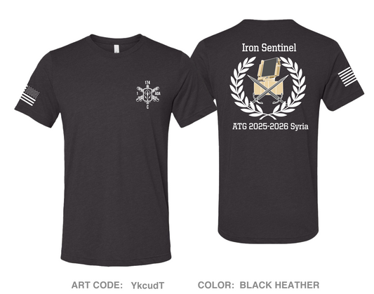 C BTRY 1-174 ADA Comfort Unisex Triblend SS Tee - YkcudT