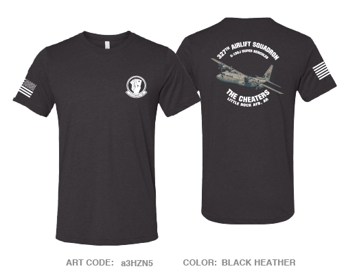 327th Airlift Squadron Comfort Unisex Triblend SS Tee - a3HZN5