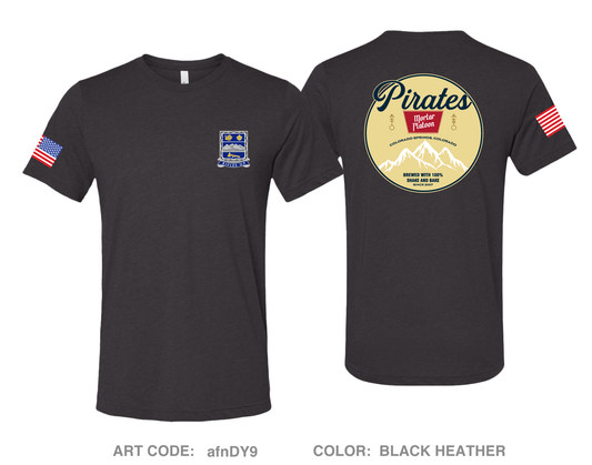 Pirate Mortar Platoon, 1-157 IN Comfort Unisex Triblend SS Tee - afnDY9
