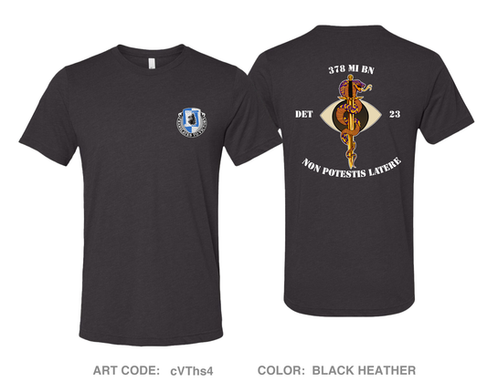 378 MI DET 23 Comfort Unisex Triblend SS Tee - cVThs4