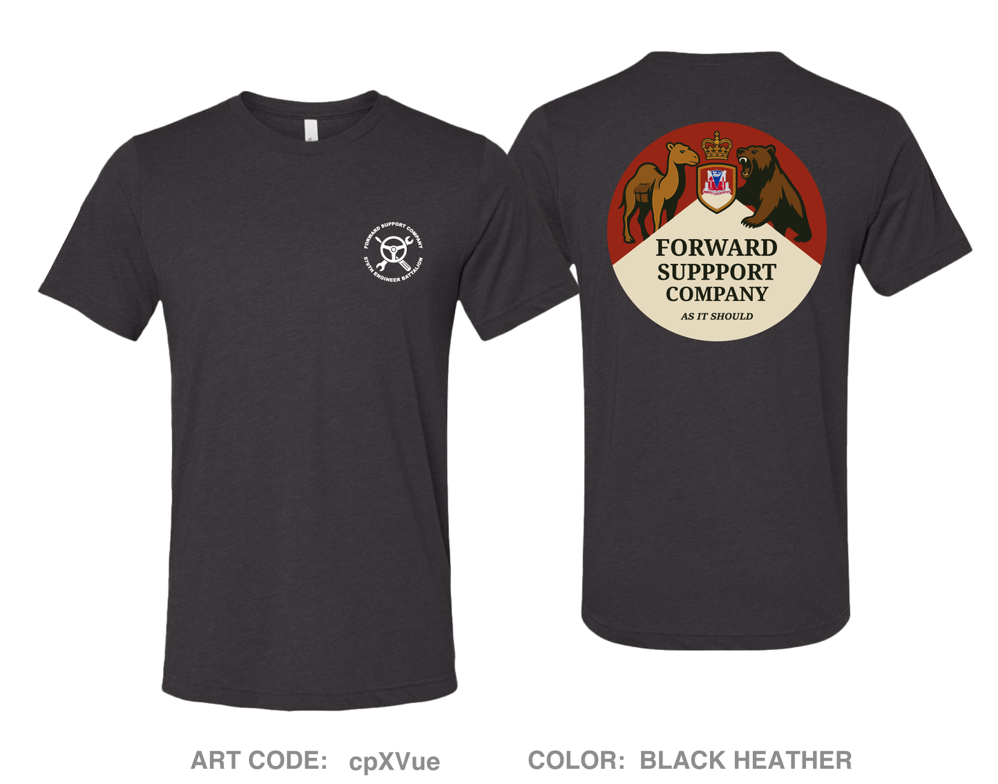 FSC 579 EN BN Fundraising Collection Comfort Unisex Triblend SS Tee - cpXVue