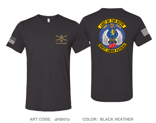 6-6 CAV Comfort Unisex Triblend SS Tee - dFBNTd