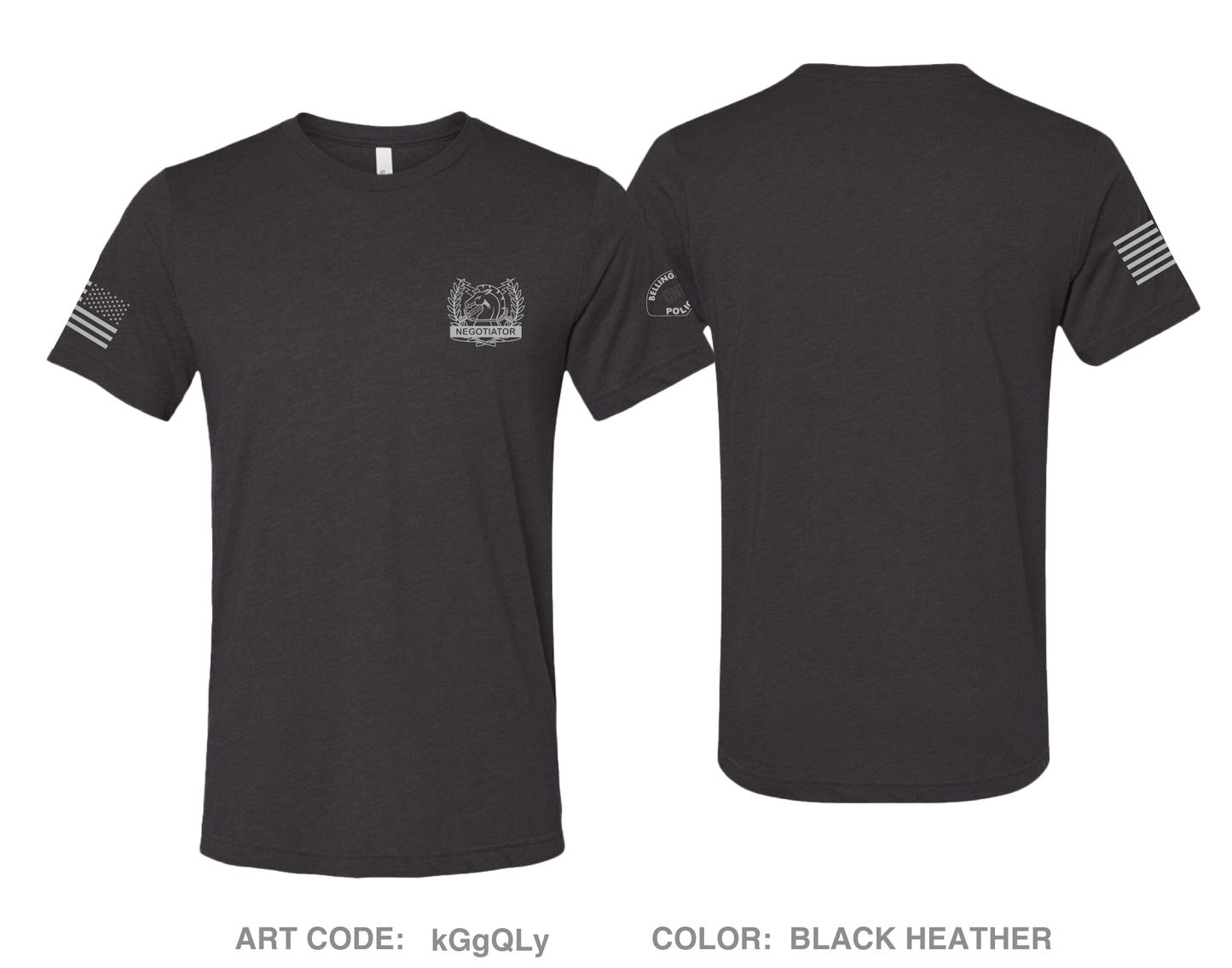 Bellingham Police CNT Comfort Unisex Triblend SS Tee - kGgQLy