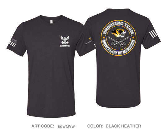 University of Missouri NROTC Comfort Unisex Triblend SS Tee - sqwQVw