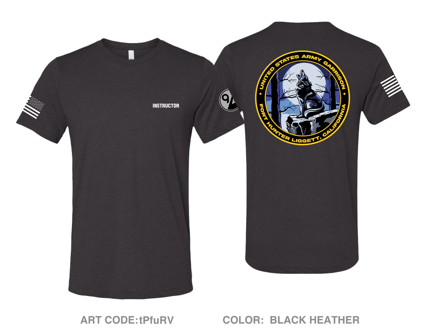 102D Training Division Comfort Unisex Triblend SS Tee - tPfuRV