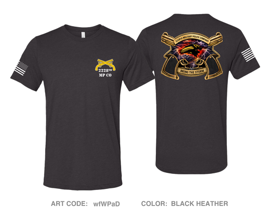 2228th MP CO Comfort Unisex Triblend SS Tee - wfWPaD