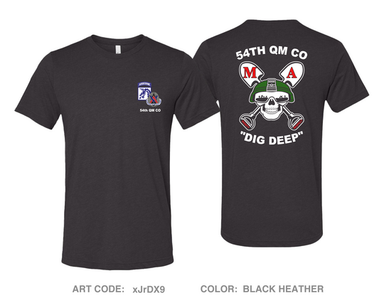 54th QM CO Comfort Unisex Triblend SS Tee - xJrDX9