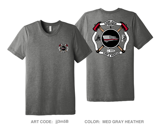 Camp Dick Fire & rescue Comfort Unisex Triblend SS Tee - jj3m5B