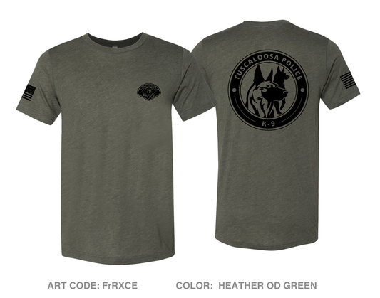 Tuscaloosa Police K-9 unit Comfort Unisex Triblend SS Tee - FrRXCE