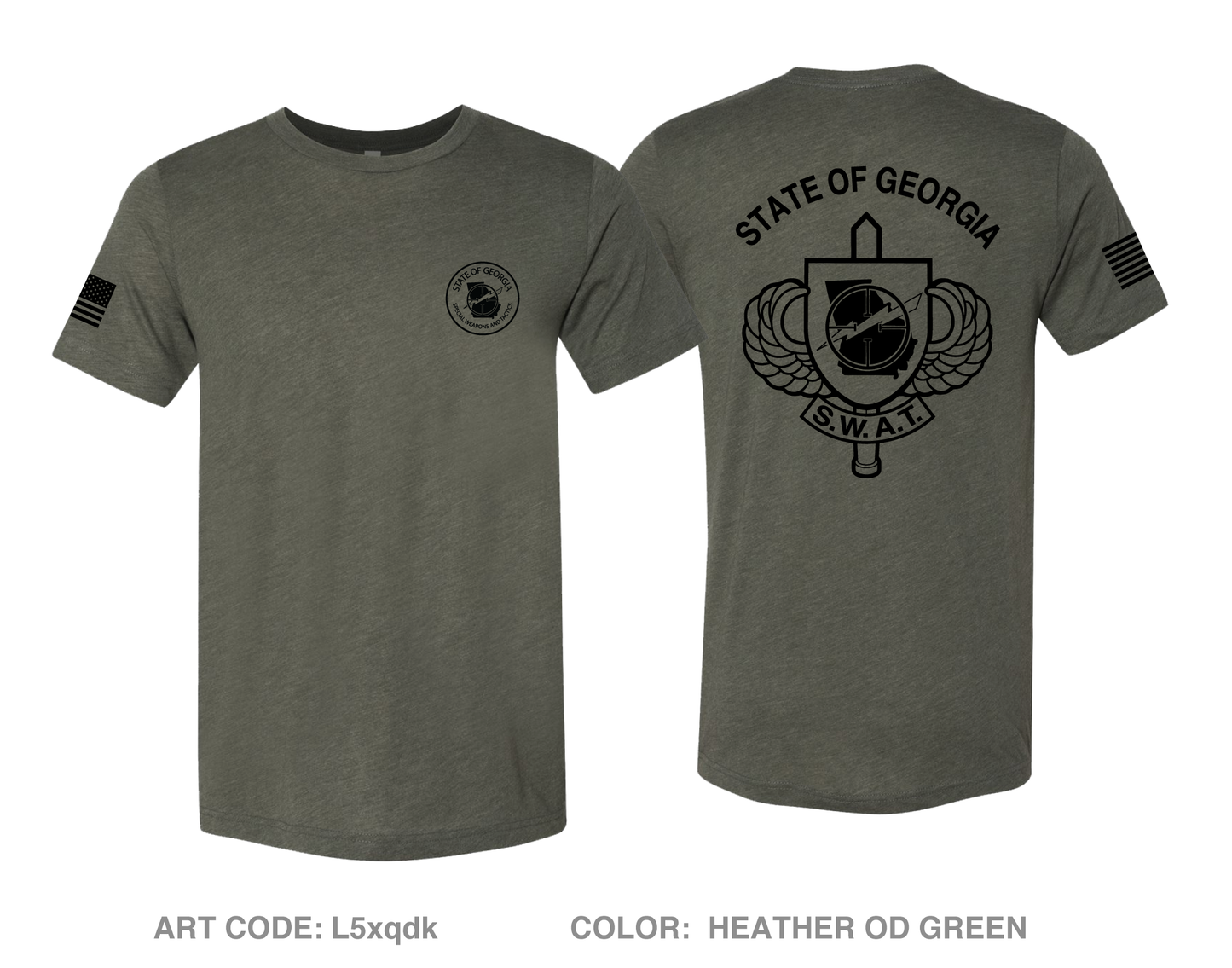 S.O.G SWAT Comfort Unisex Triblend SS Tee - L5xqdk