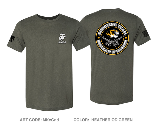 University of Missouri NROTC Comfort Unisex Triblend SS Tee - MKeGnd