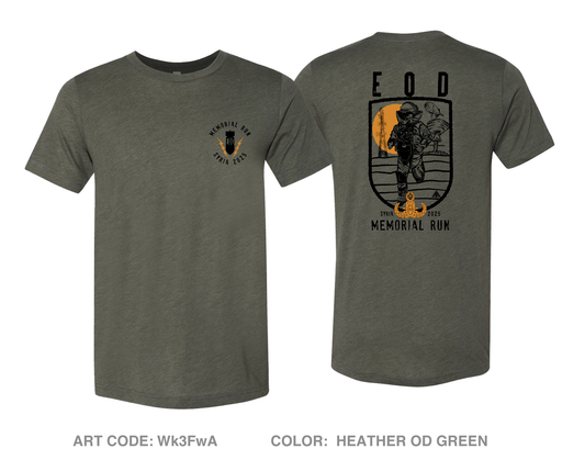 EOD Memorial Run Comfort Unisex Triblend SS Tee - Wk3FwA