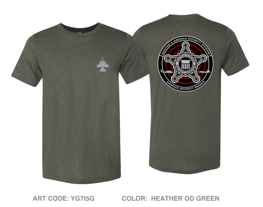 Airspace Security Branch Comfort Unisex Triblend SS Tee - YG7t5G