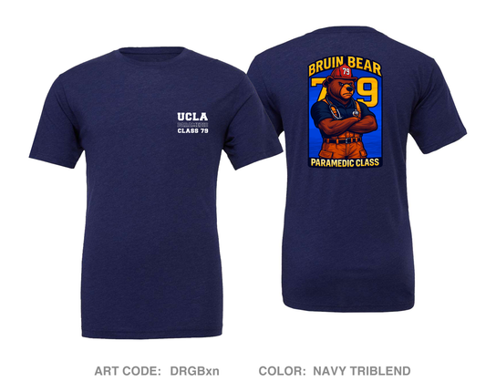 UCLA Paramedic Class 79 Comfort Unisex Triblend SS Tee - DRGBxn