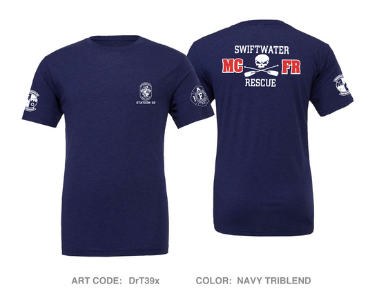 MCFRS Station 10 Comfort Unisex Triblend SS Tee - DrT39x