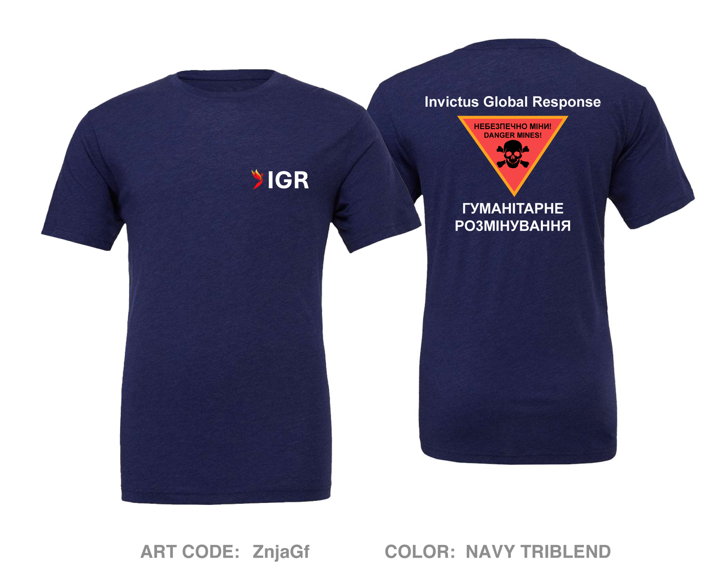 Invictus Global Response Comfort Unisex Triblend SS Tee - ZnjaGf