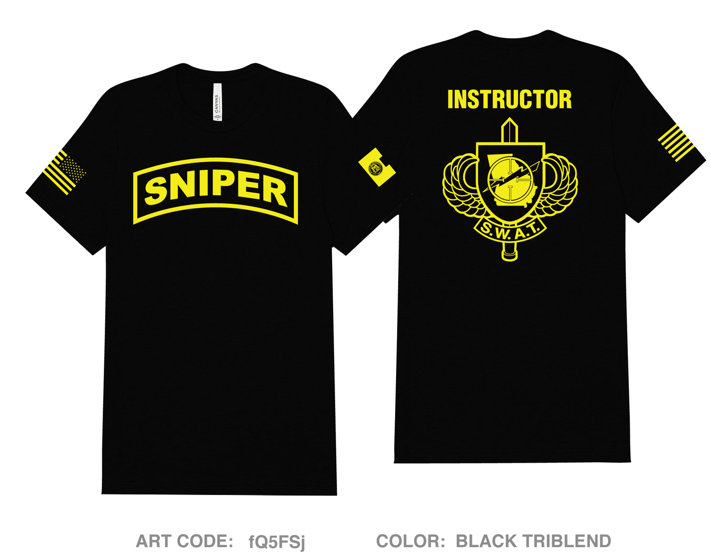 S.O.G SWAT Comfort Unisex Triblend SS Tee - fQ5FSj