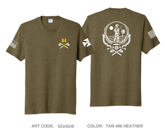 FMA OCS Class 64 Comfort Unisex Triblend SS Tee - 5ZwGU6