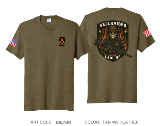 HHC/1-110 IN Comfort Unisex Triblend SS Tee - B8z7BN