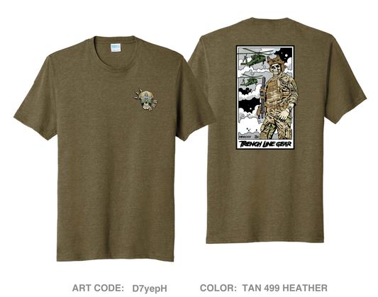 Trench Line Gear Comfort Unisex Triblend SS Tee - D7yepH