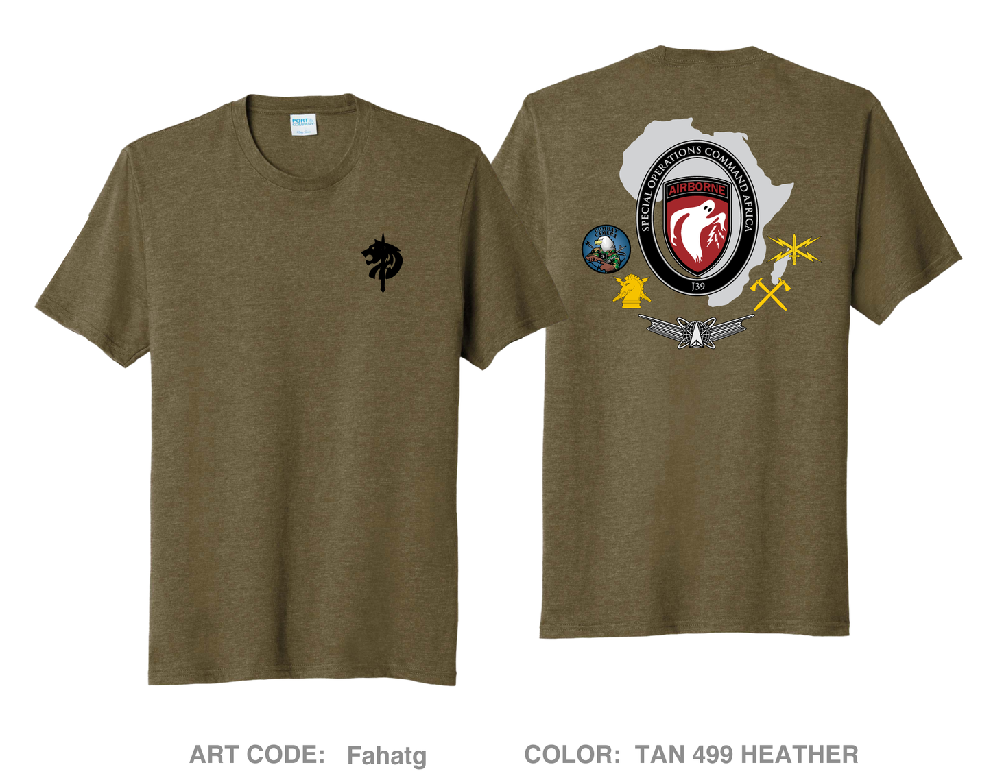 J39 SOCAF Comfort Unisex Triblend SS Tee - Fahatg
