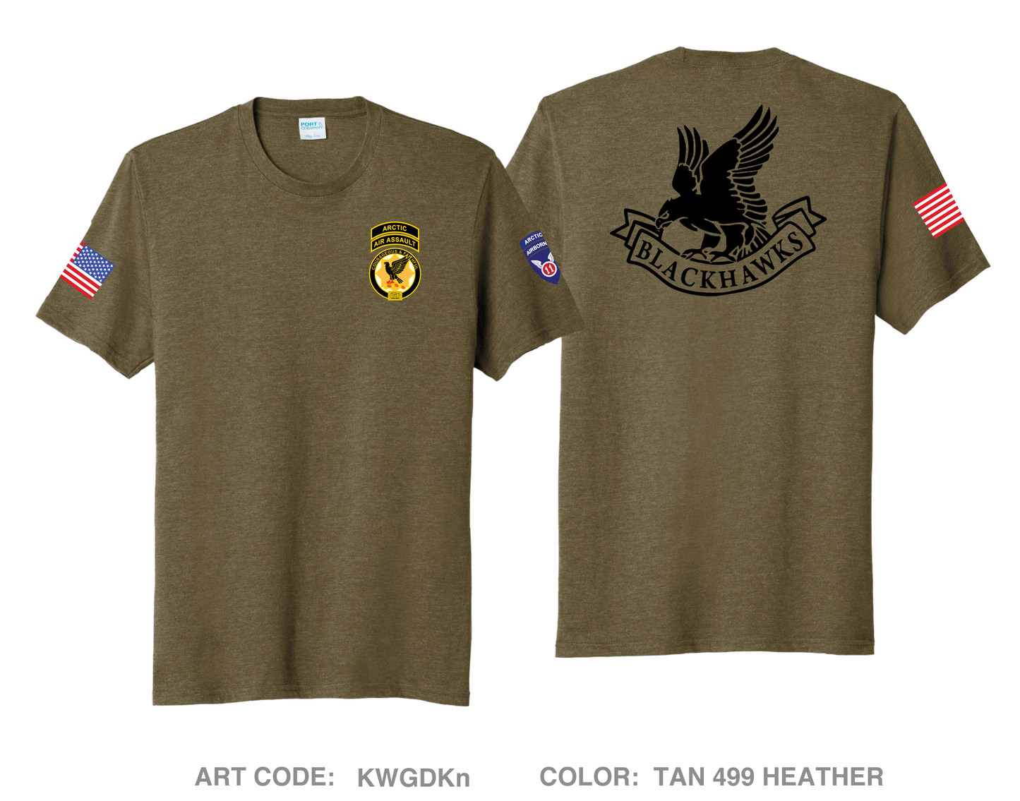5-1 CAV Comfort Unisex Triblend SS Tee - KWGDKn