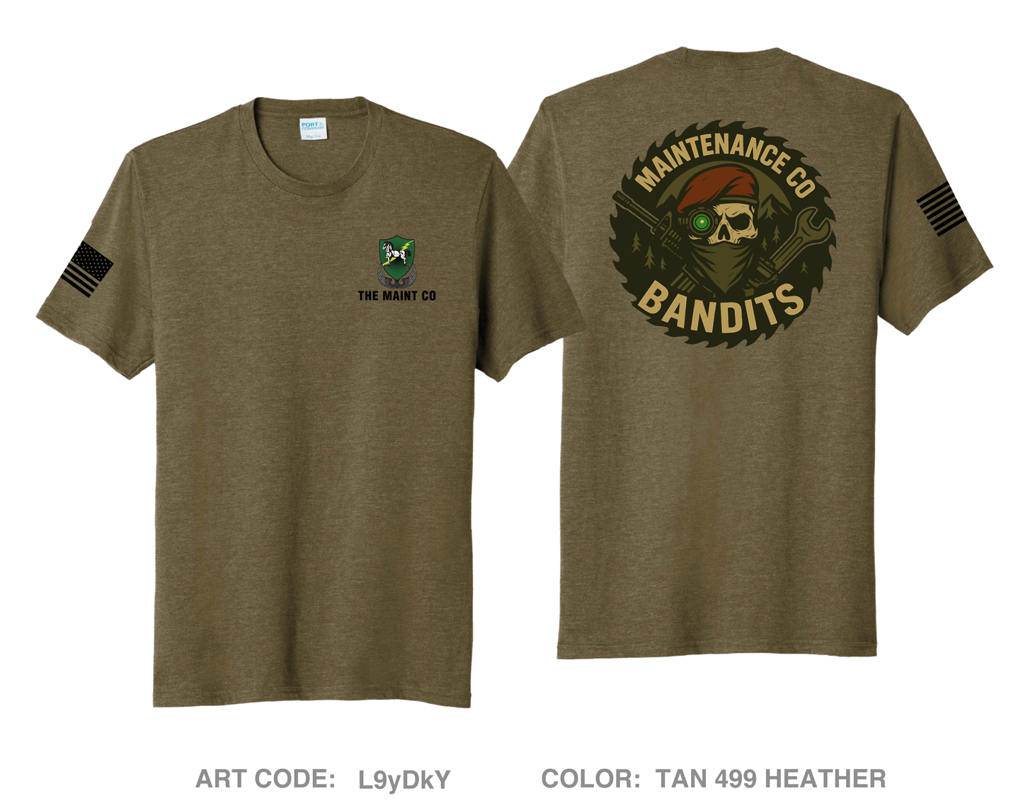 Maint Co. GSB Comfort Unisex Triblend SS Tee - L9yDkY