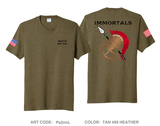 984th MP CO Comfort Unisex Triblend SS Tee - Ps2nnL