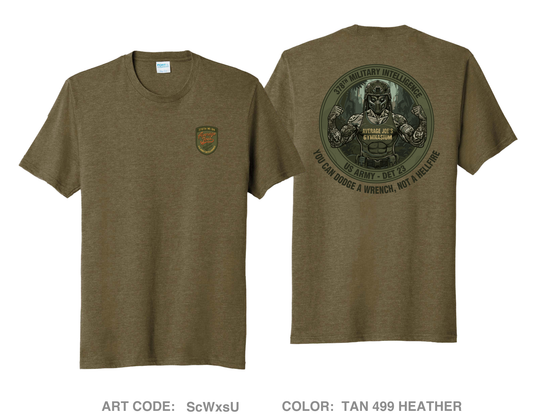378th MI Comfort Unisex Triblend SS Tee - ScWxsU