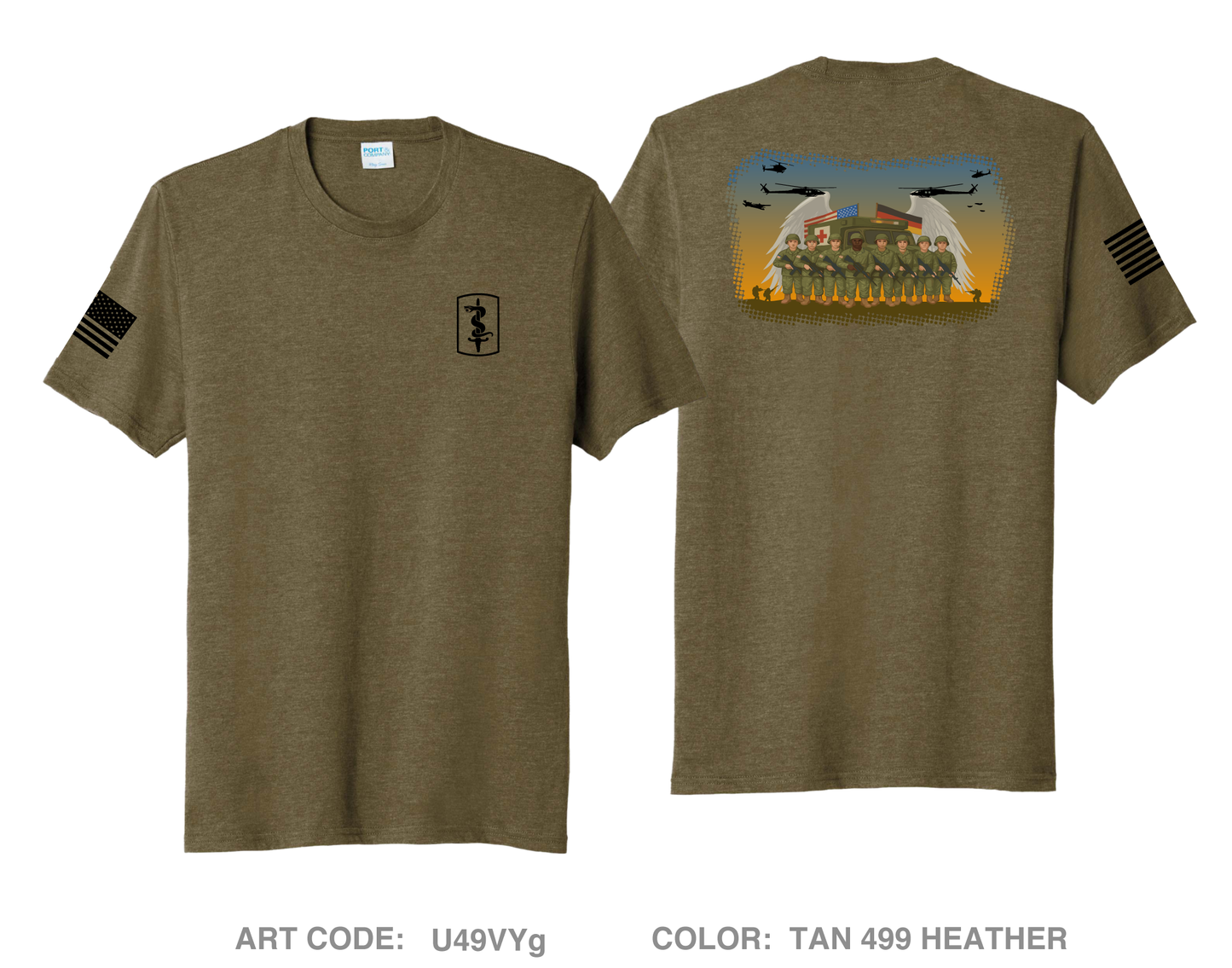 557th MCAS EVAC PLT Comfort Unisex Triblend SS Tee - U49VYg