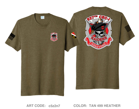 927th CEC-I Comfort Unisex Triblend SS Tee - c5z2n7