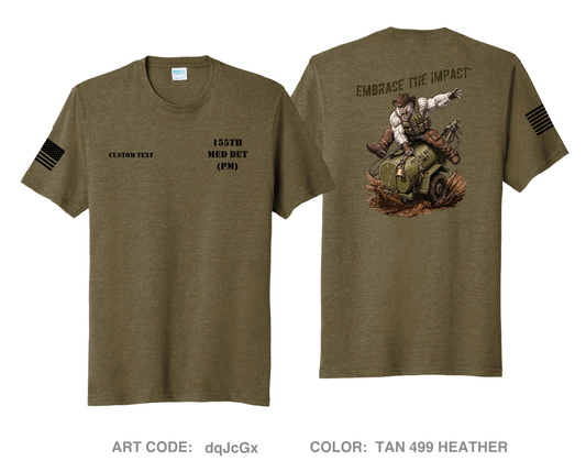 CUSTOM 155th Medical Detachment (PM) Comfort Unisex Triblend SS Tee - dqJcGx