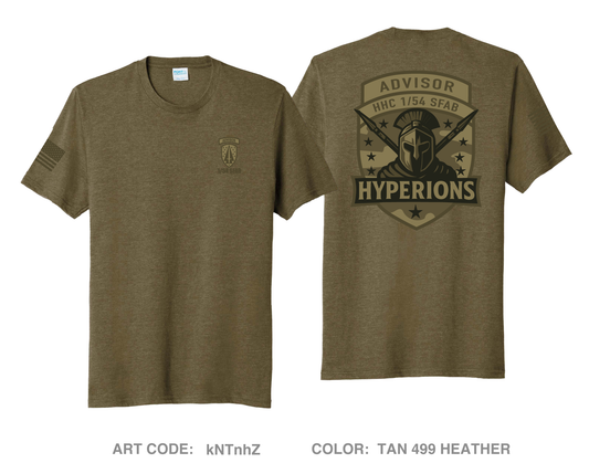HHC 1/54 SFAB Hyperions Comfort Unisex Triblend SS Tee - kNTnhZ