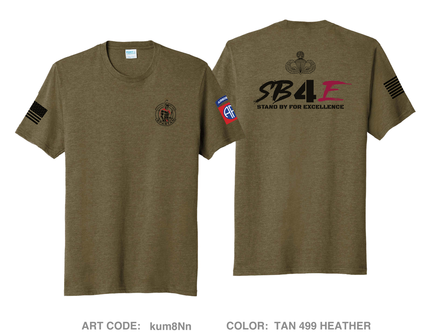 Echo Company “Spartans”, 307th AEB Store 1 Comfort Unisex Triblend SS Tee - kum8Nn