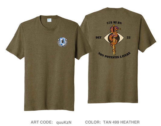 378 MI DET 23 Comfort Unisex Triblend SS Tee - quuKzN