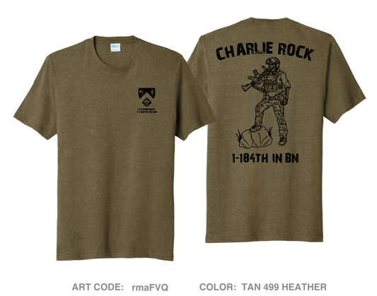 C Co 1-184th IN BN Store 1 Comfort Unisex Triblend SS Tee - rmaFVQ