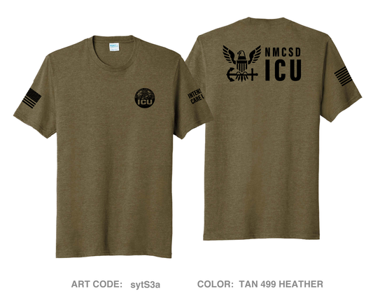 NMCSD ICU Comfort Unisex Triblend SS Tee - sytS3a