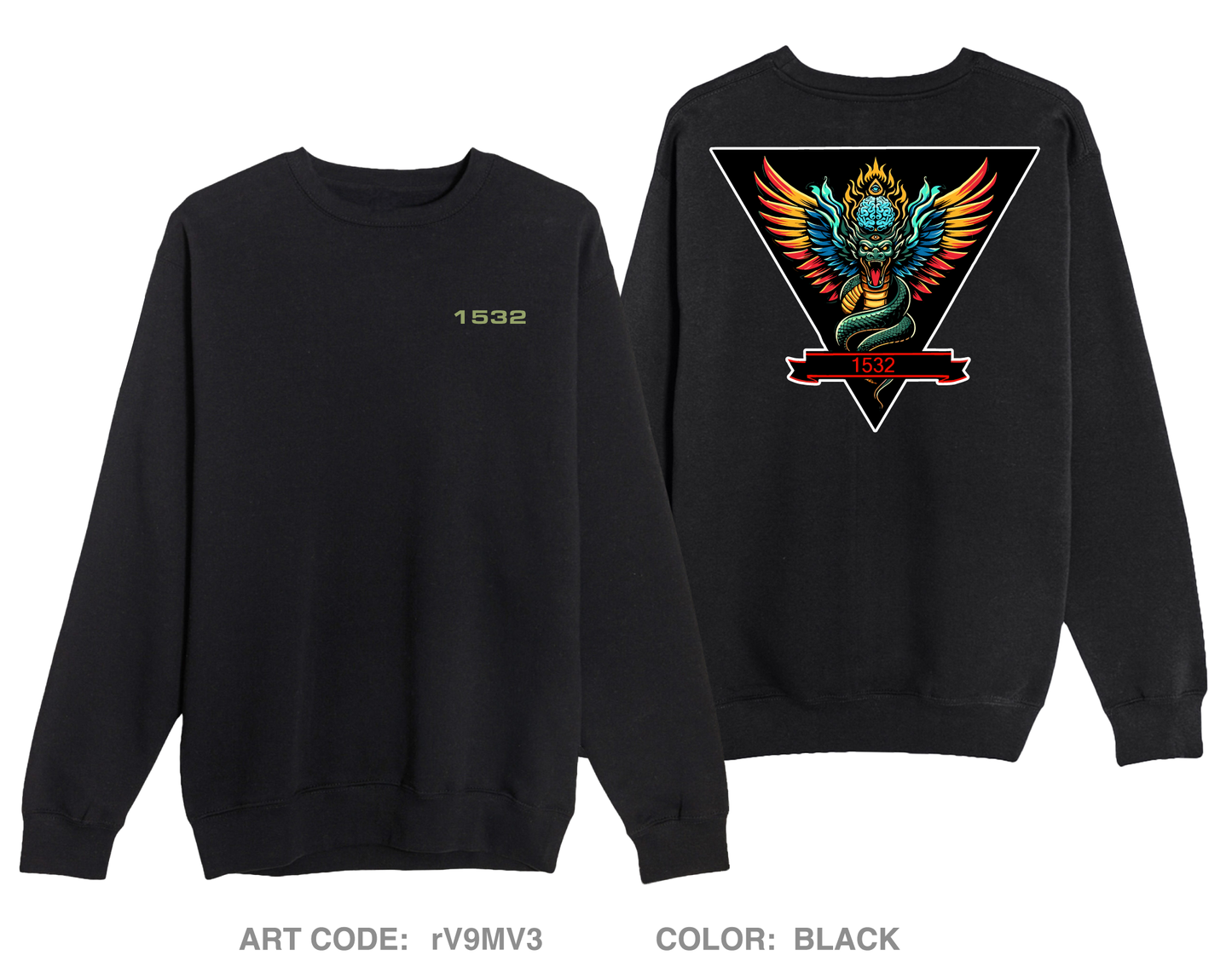 1532 Comfort Unisex Crewneck Sweatshirt - rV9MV3