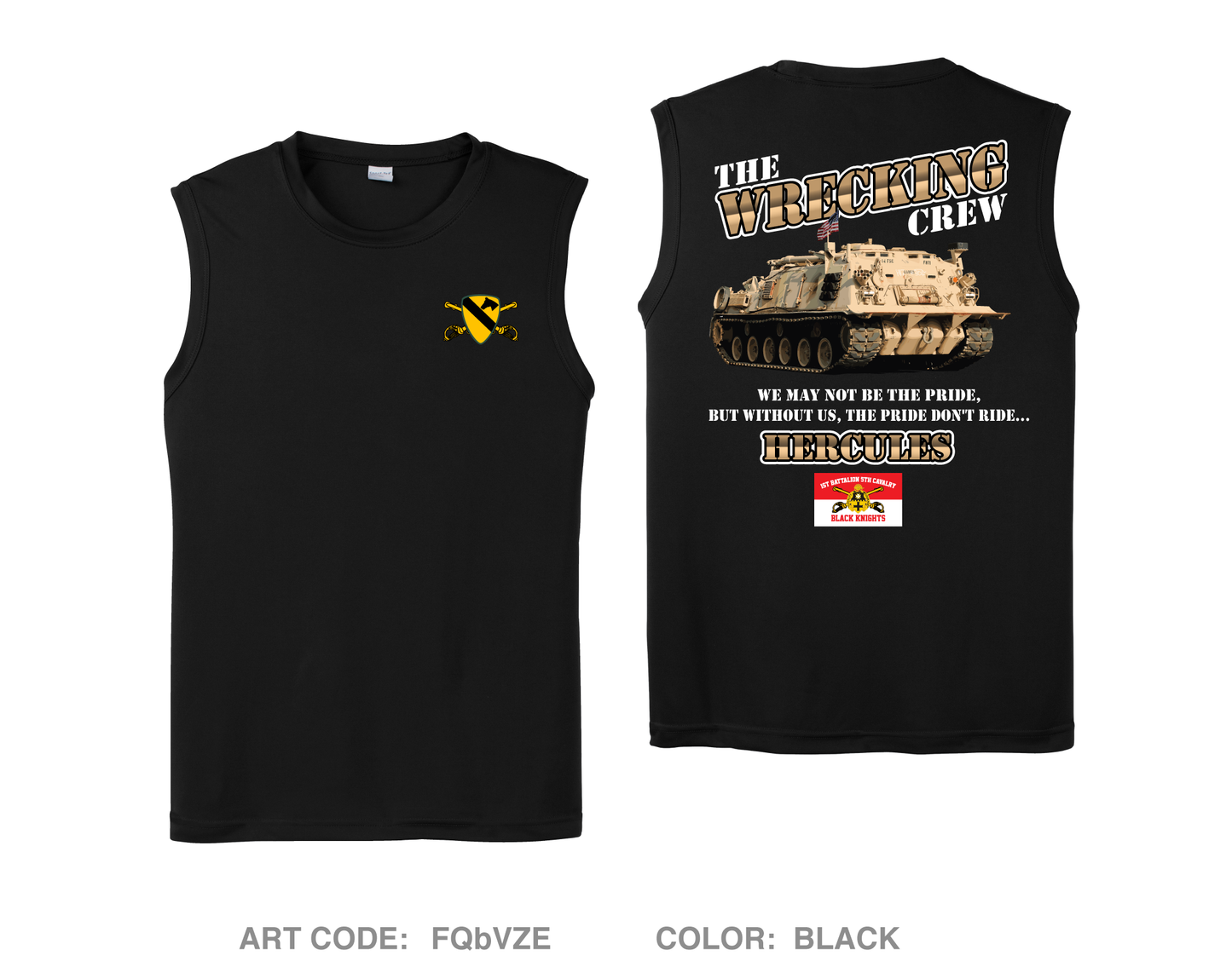 1st Cav Hi-Tech Performance Tank Top - FQbVZE