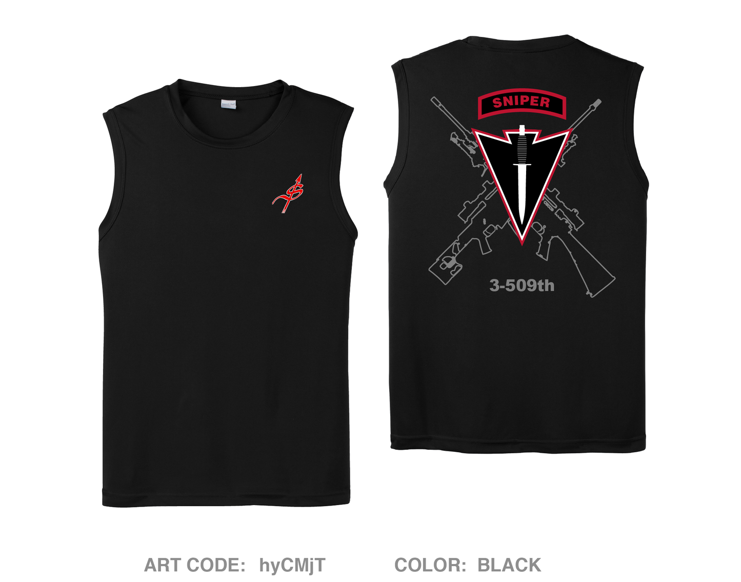 3-509 Sniper Section Hi-Tech Performance Tank Top - hyCMjT