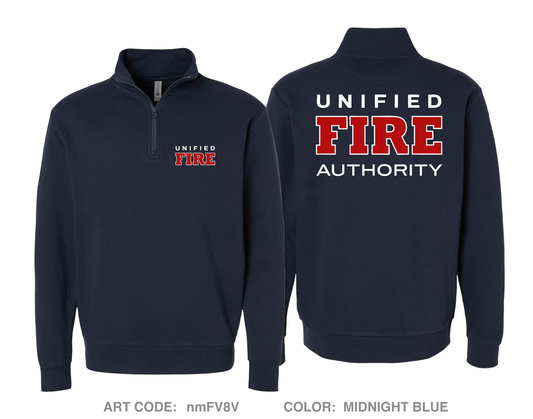 Unified Fire Authority Comfort Fleece Quarter-Zip - nmFV8V