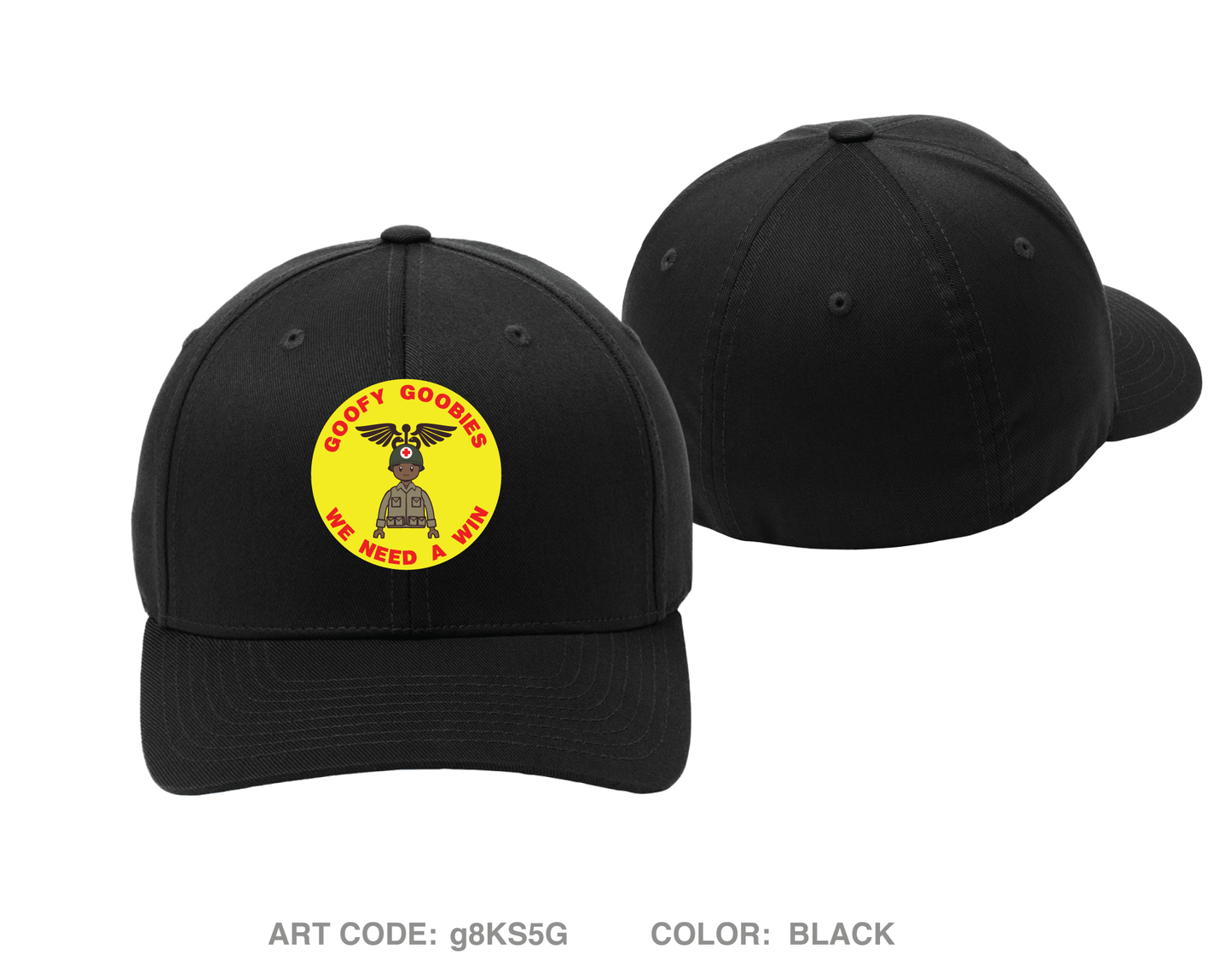 41ST FAB, 1-77 FAR, HHB MEDICAL PLATOON Embroidered Flexfit Cap - g8KS5G