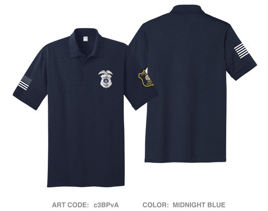 Ticonderoga Police Department Hi-Tech Performance Men's SS Polo - c3BPvA