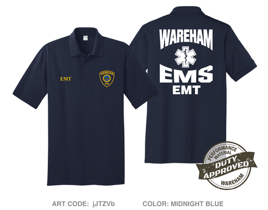 Wareham EMS Private Collection Hi-Tech Performance Men's SS Polo