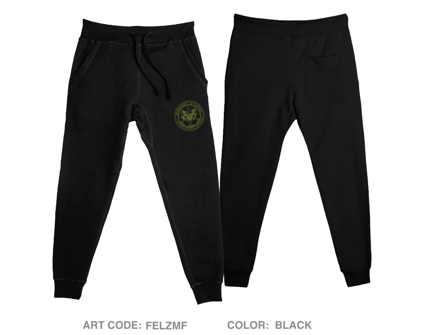 U.S. MARSHALS FUGITIVE TASK FORCE  Comfort Unisex Joggers - FELZMF