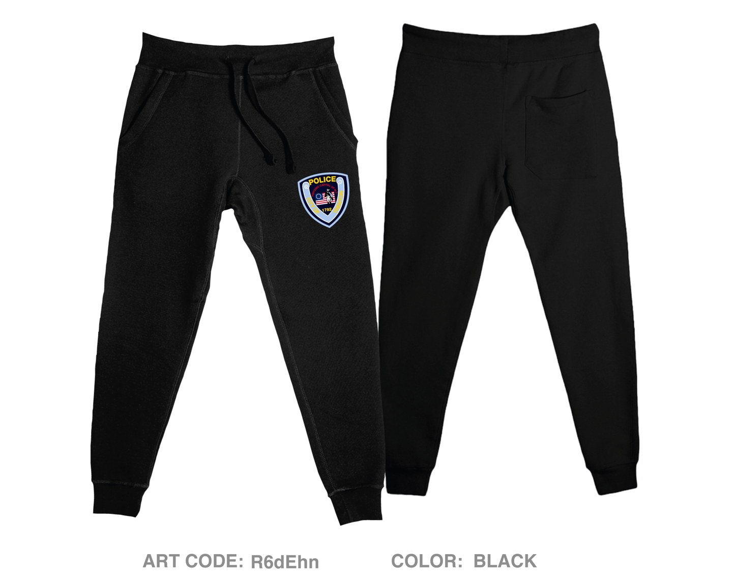 Trenton Police Department  Comfort Unisex Joggers - R6dEhn