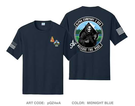 Alpha Company, 2D BSB Hi-Tech Performance Unisex SS Tee - pQZ4wA